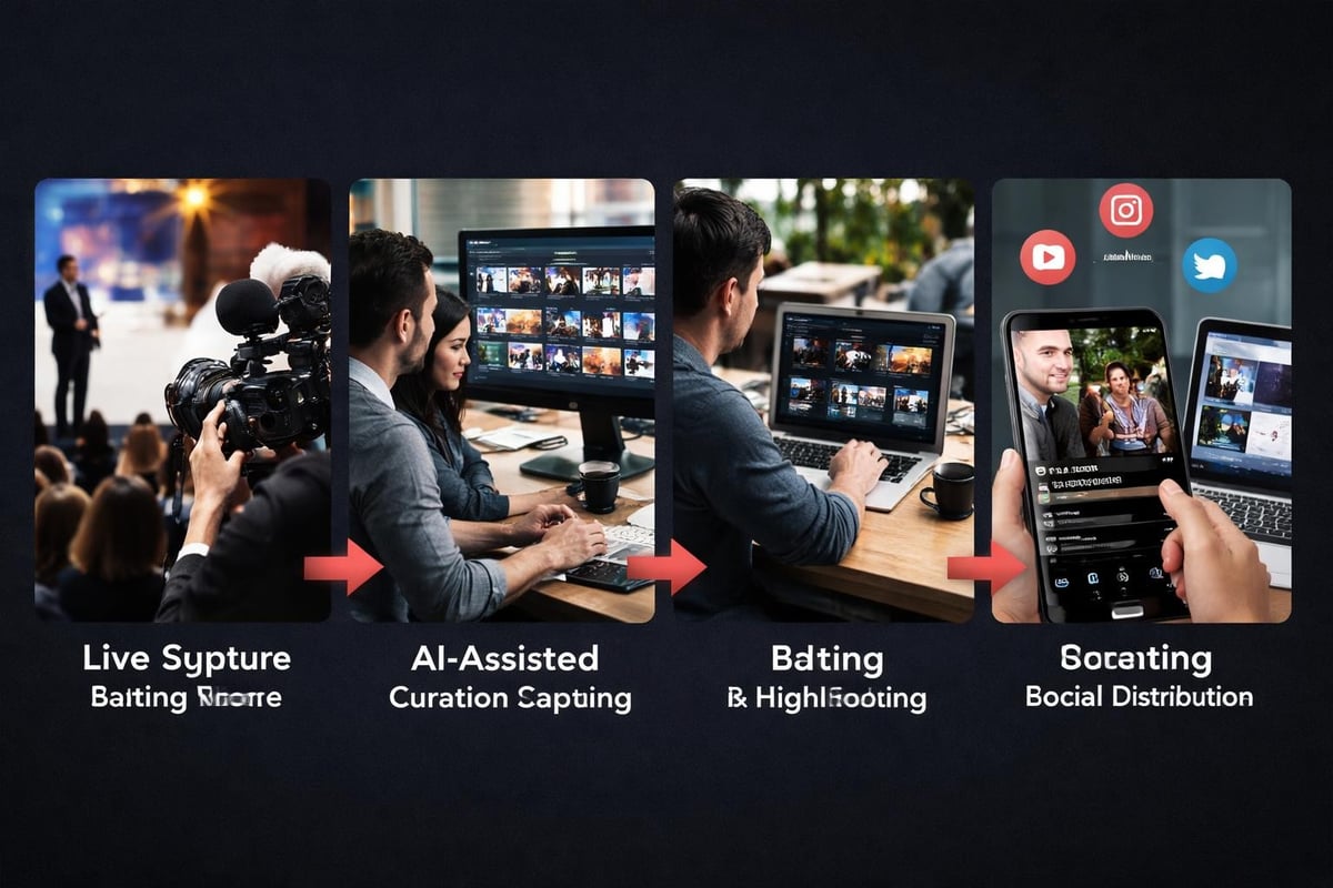 Event content workflow