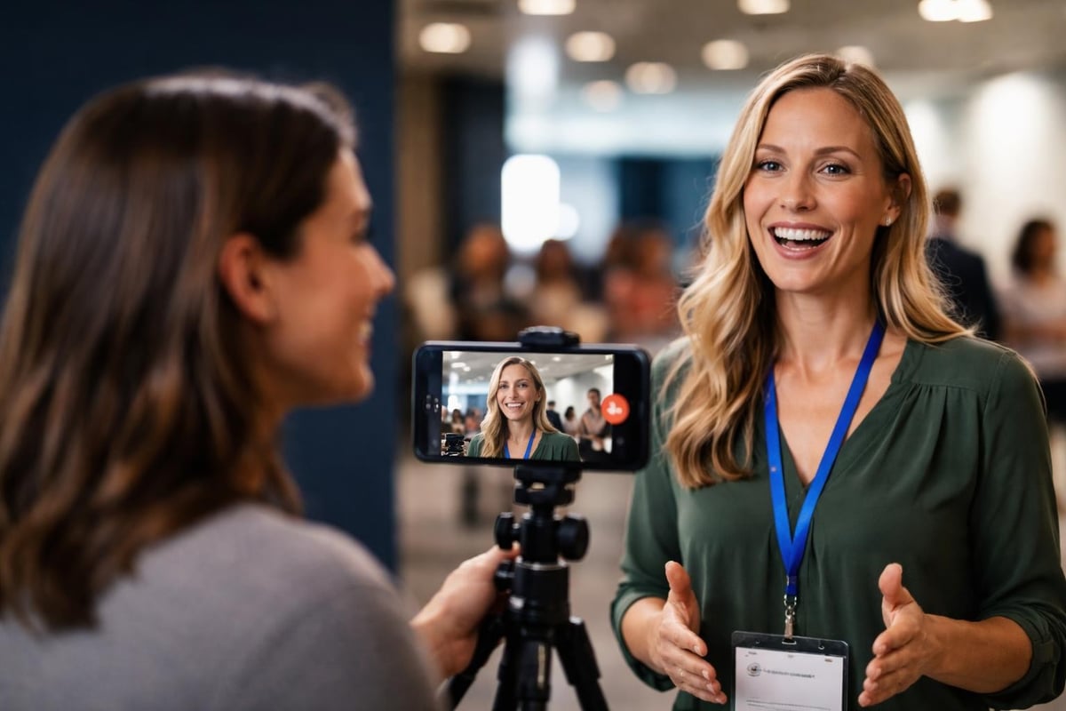 Authentic attendee videos vs produced marketing content