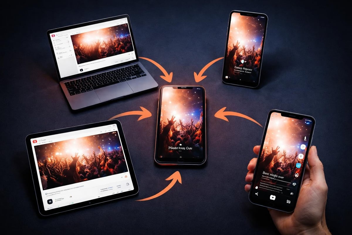 Distribution channels for event stories