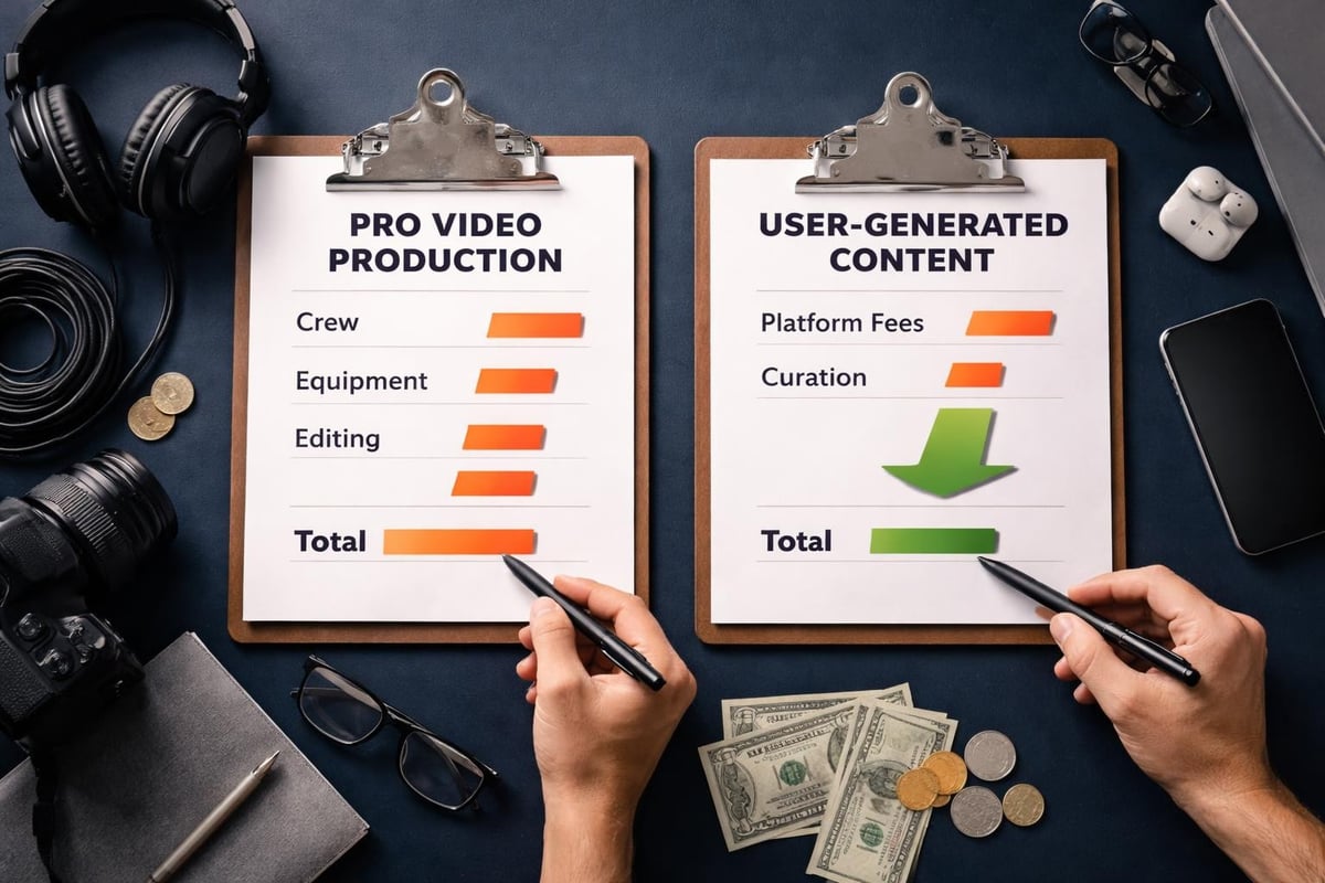 Content production cost comparison