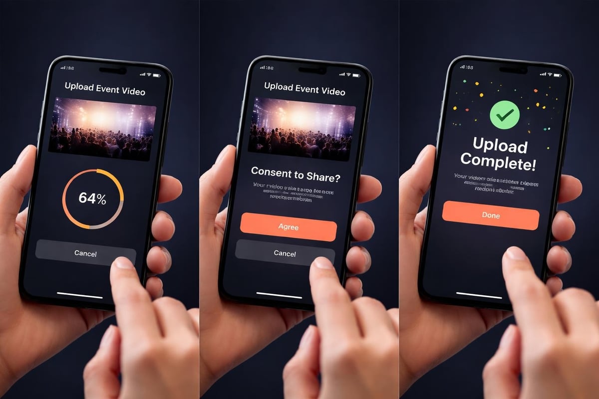 Streamlined mobile upload