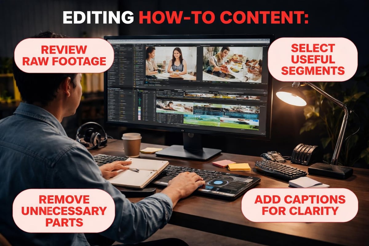 Video editing workflow