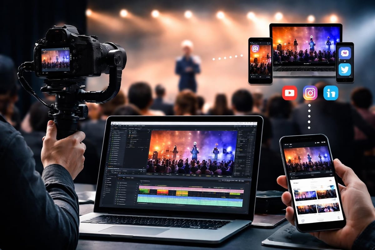 Social media video distribution