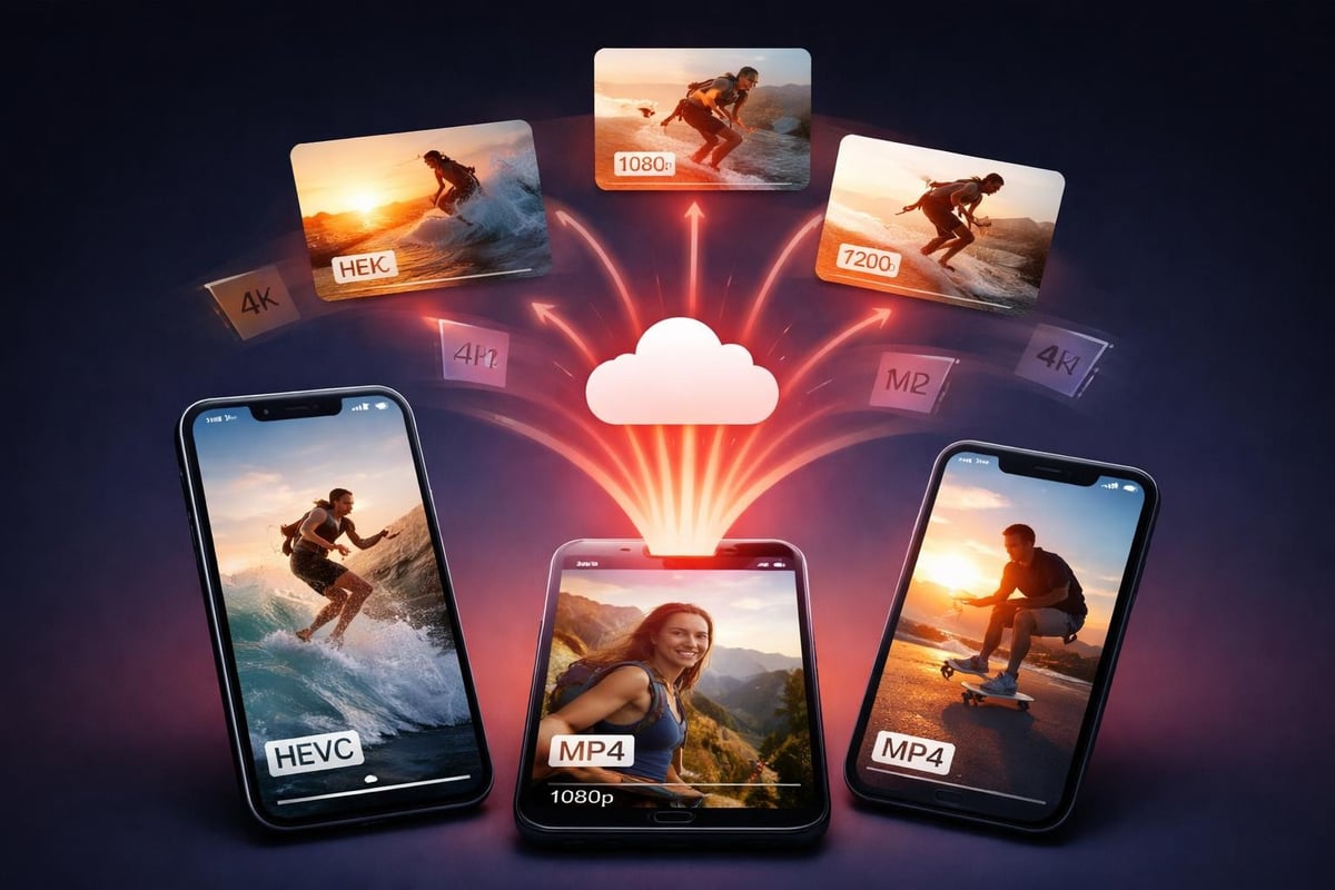 Multiple video file formats converging