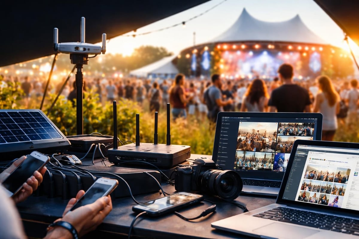 Festival content infrastructure