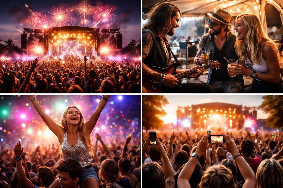 Festival video capture opportunities