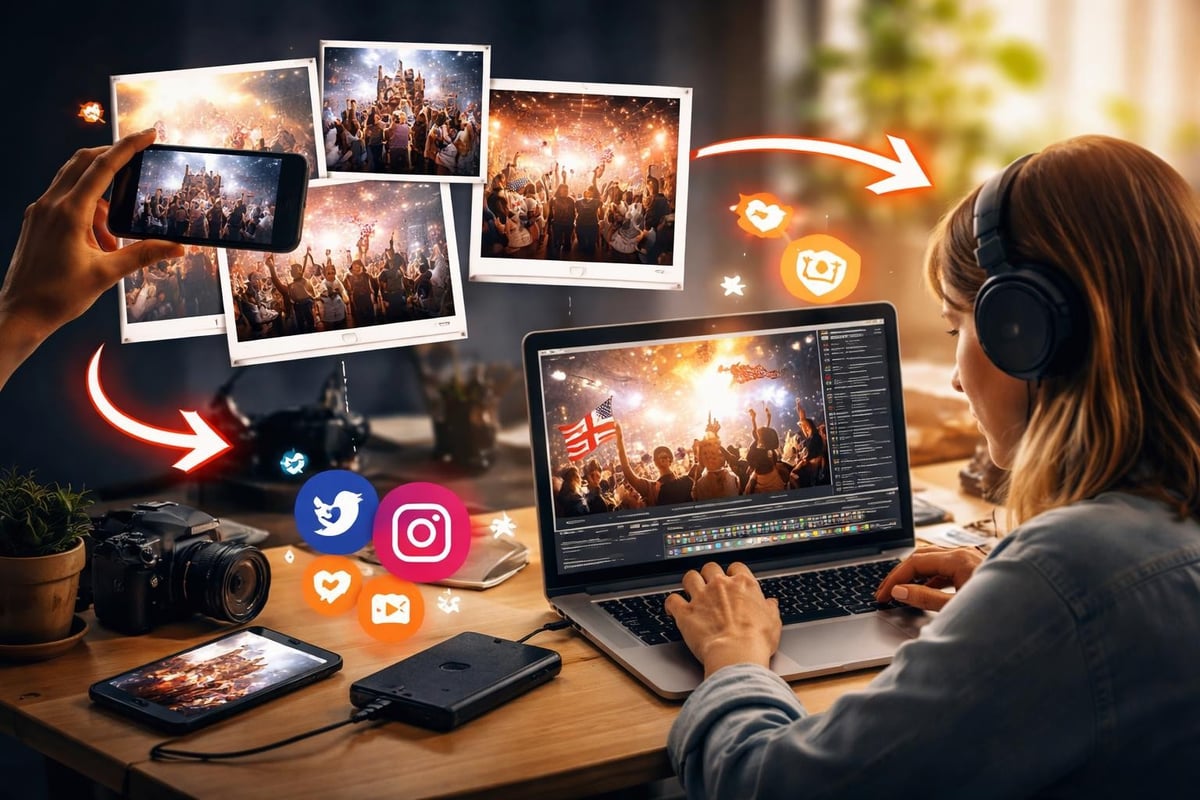 Festival content workflow