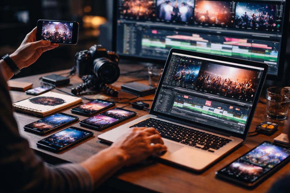 User-generated video clips workflow