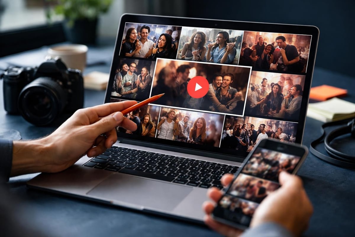 Video preview selection process