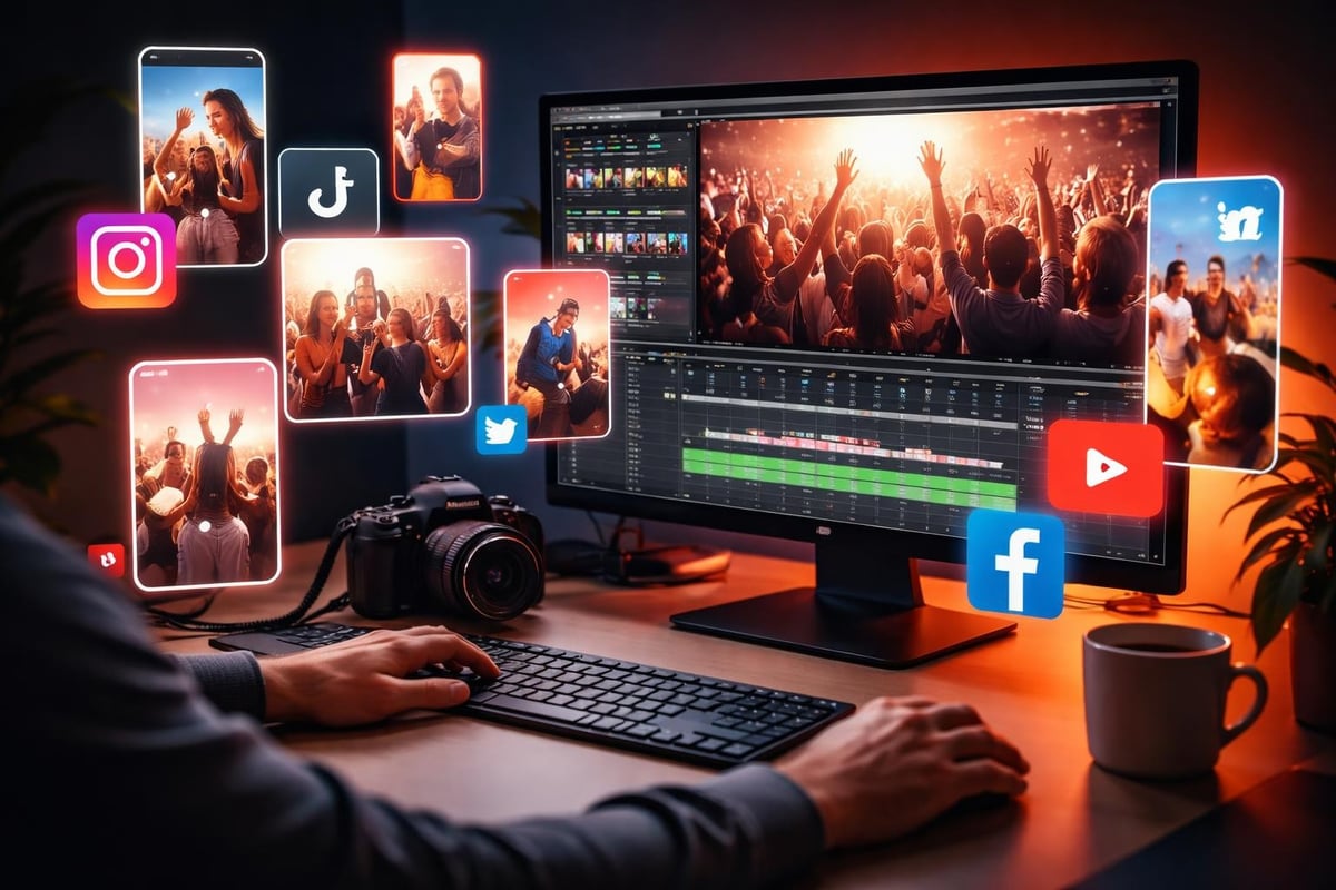 Event content workflow