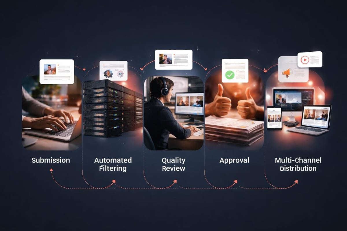 Content curation workflow