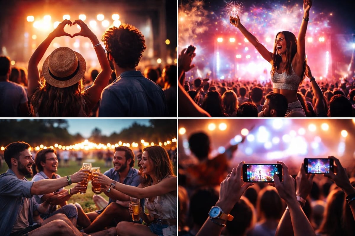 Event attendee perspectives creating story