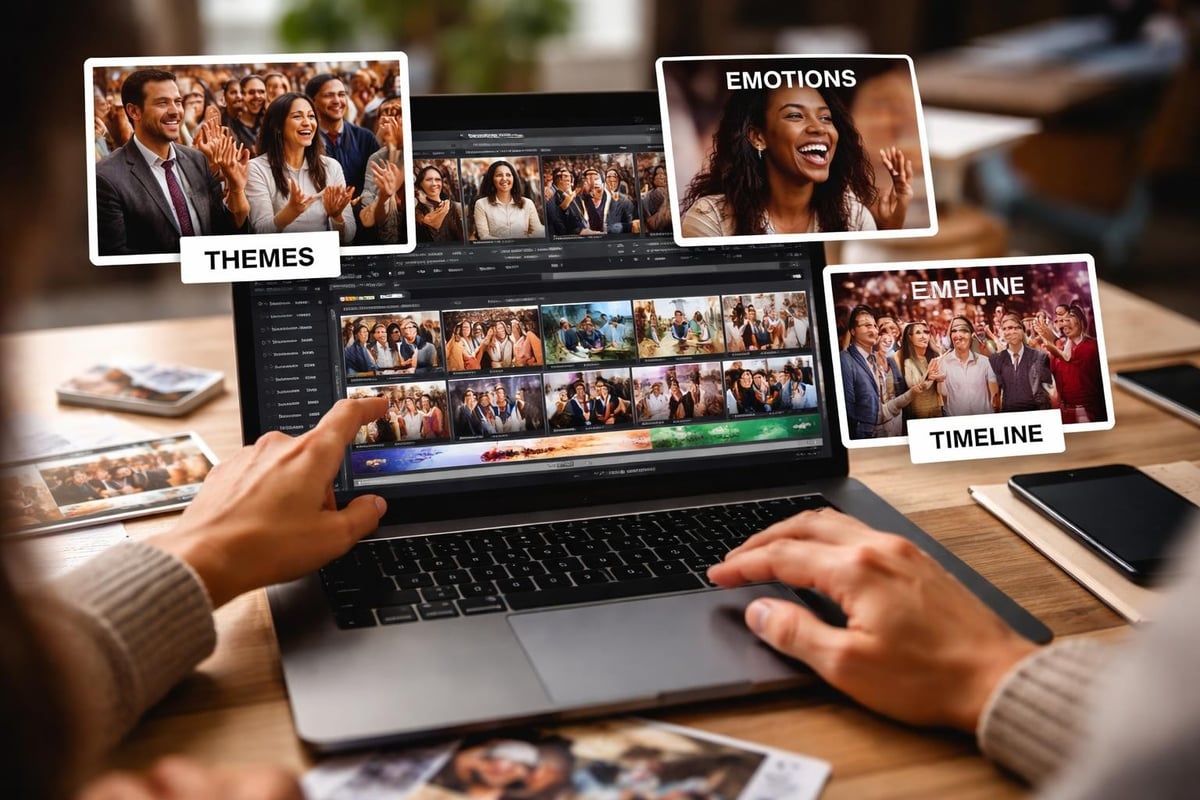 Post-event video curation process