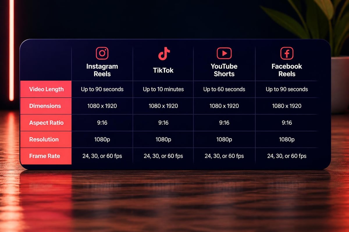 Platform video specifications