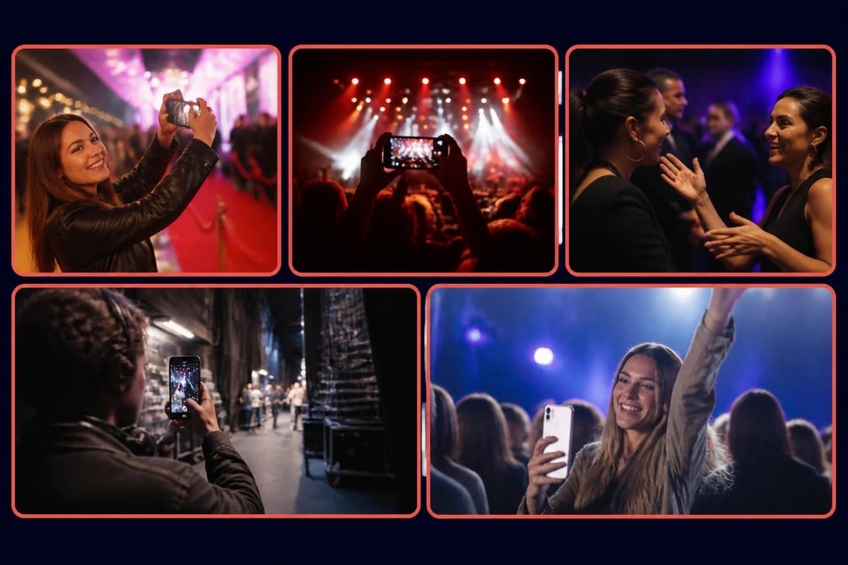 Event UGC capture moments