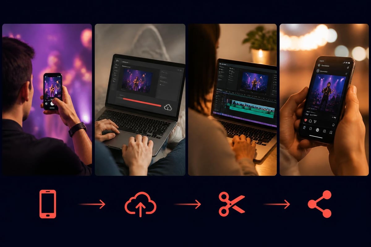 UGC content creation workflow