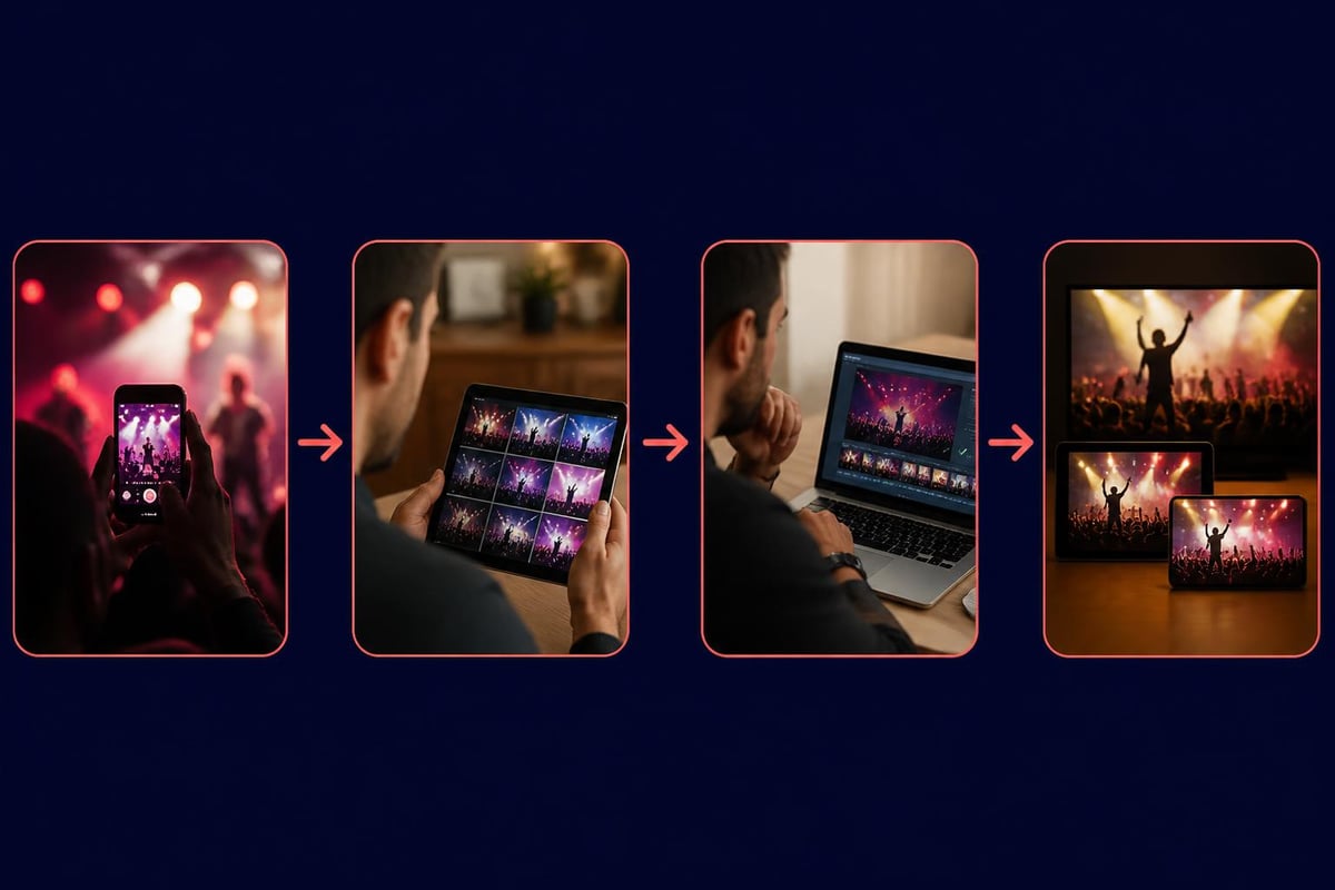 Festival content workflow