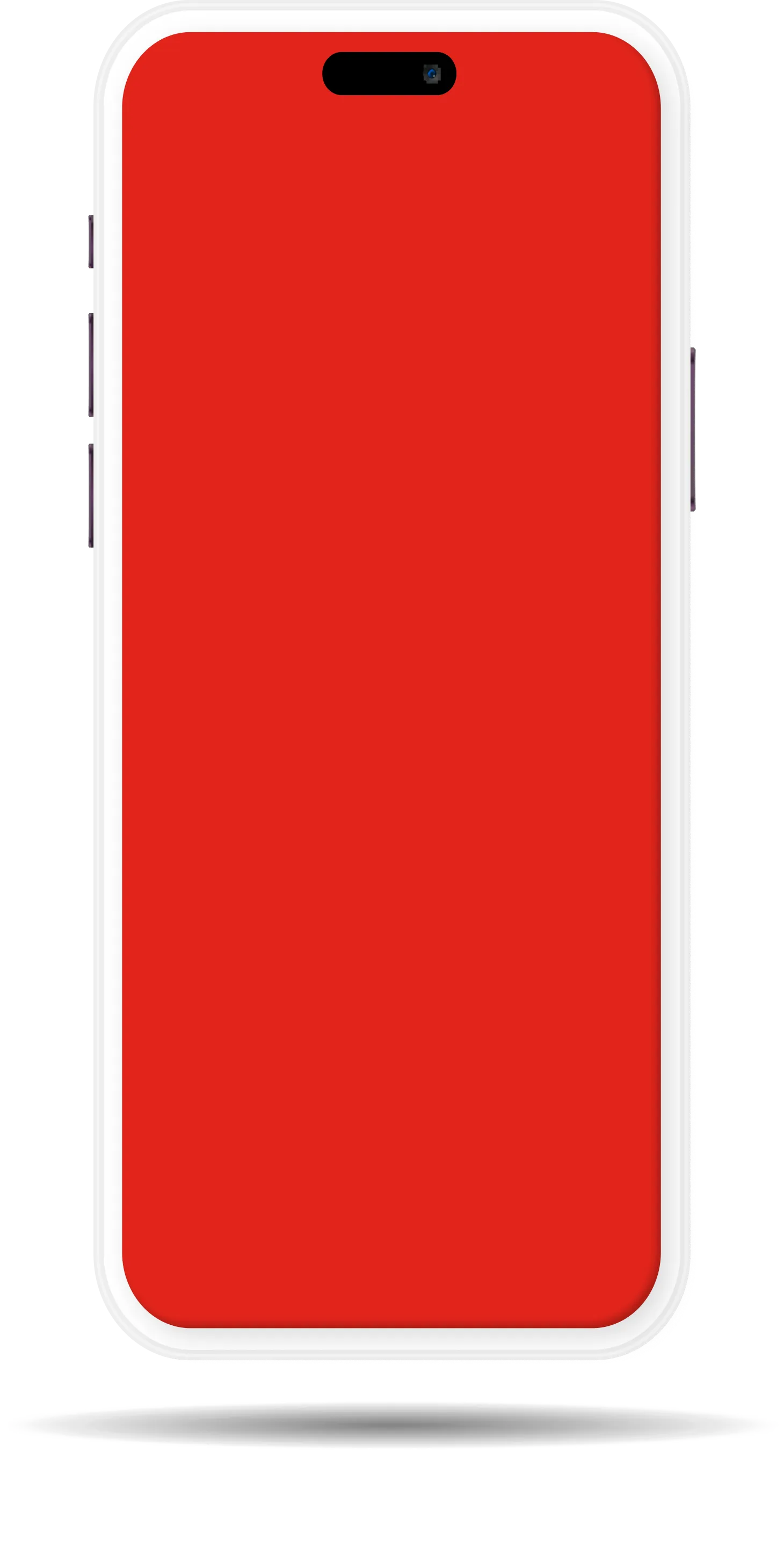 A red phone picture used as a background for the text