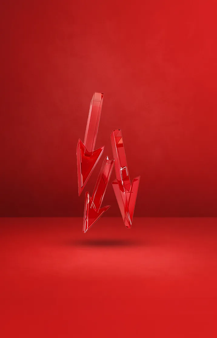 An image of arrows pointed down.