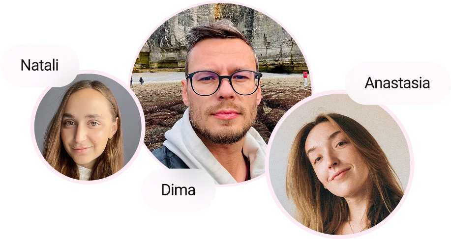 Sigma Software Design team — creative professionals working on UX/UI and branding projects.