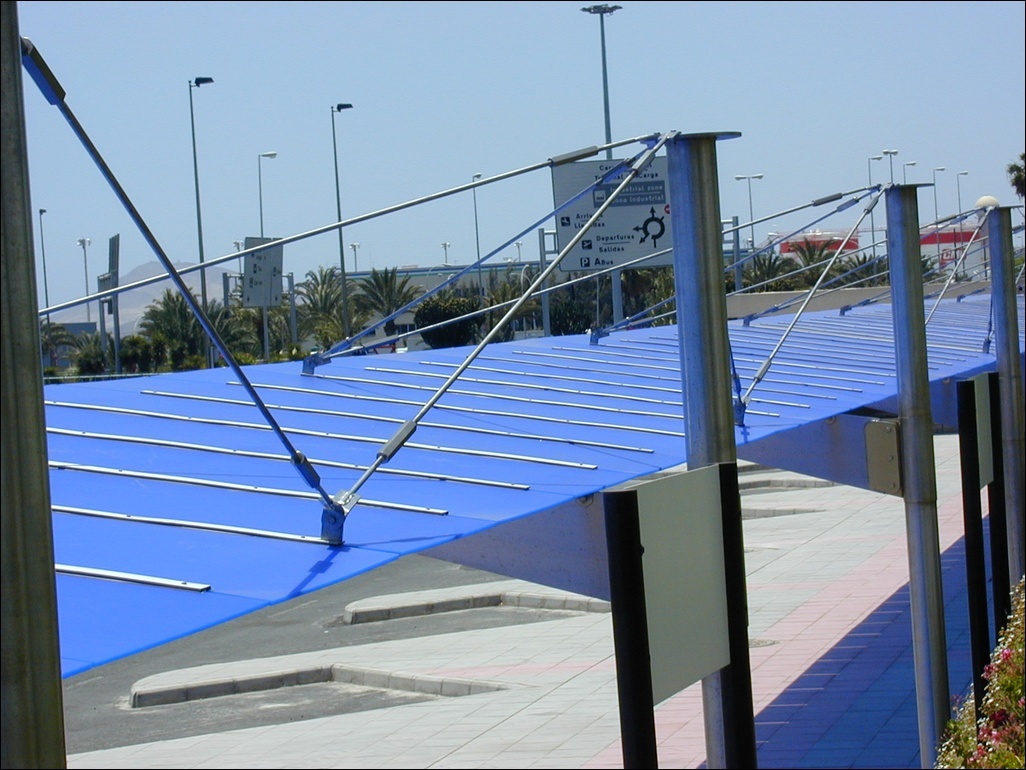 Policril - Obra Privada - Marquesina-Las Palmas