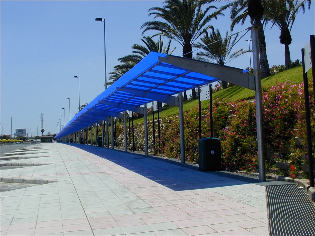 Policril - Obra Privada - Marquesina-Las Palmas