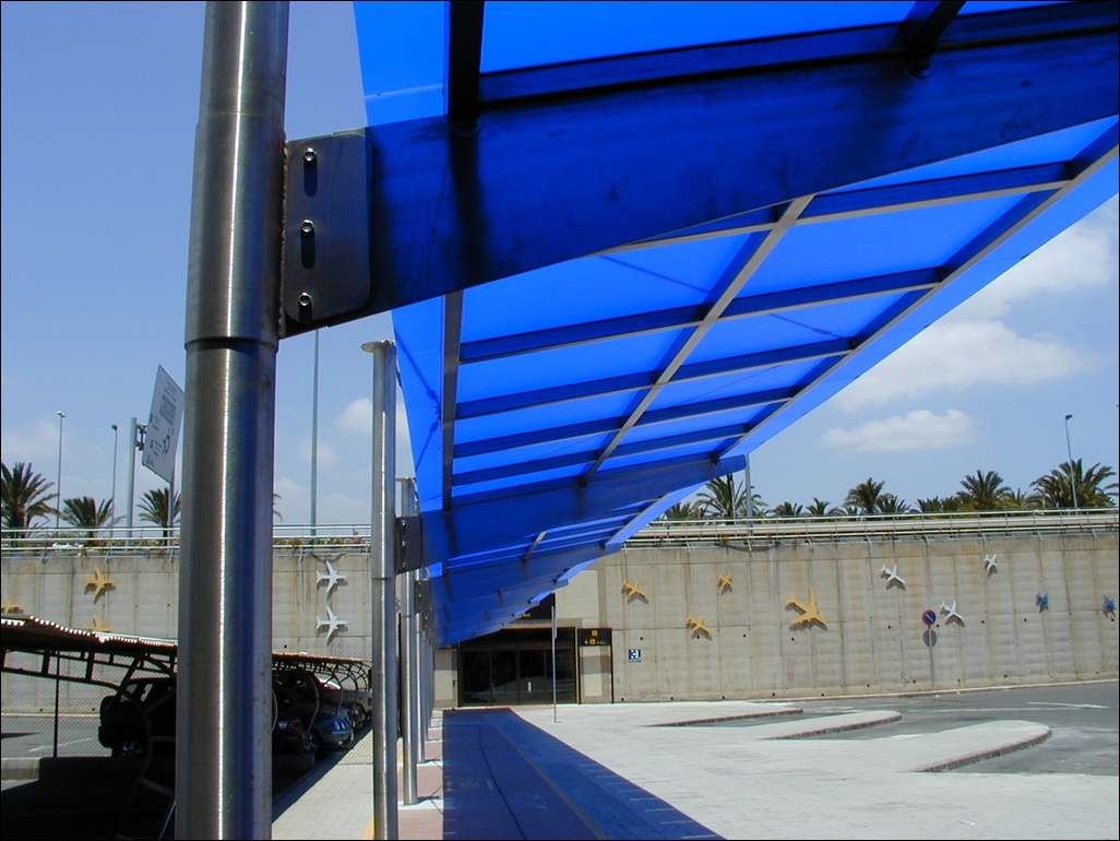 Policril - Obra Privada - Marquesina-Las Palmas