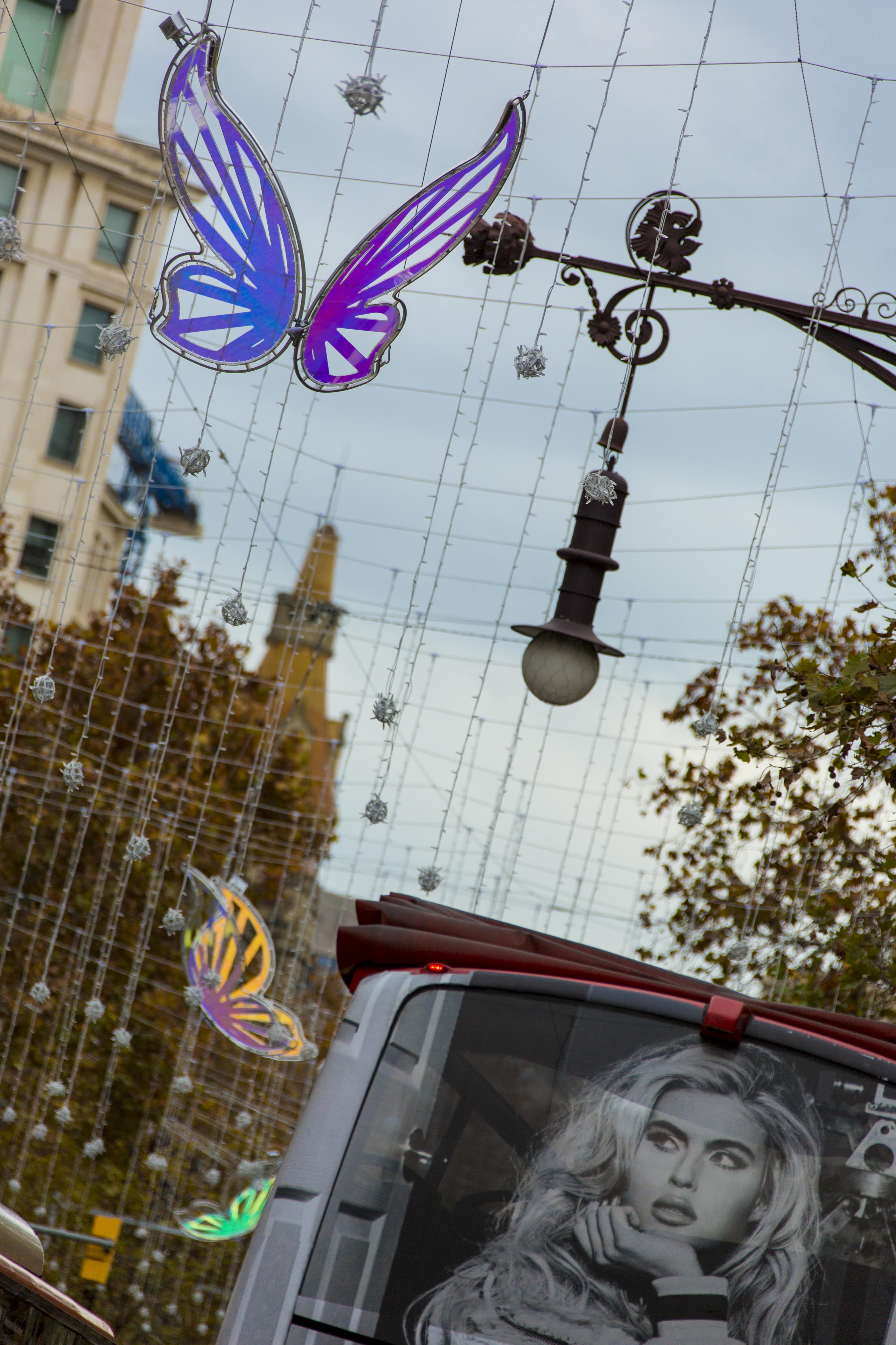 Policril - Arte - Mariposas-Passeig de Gràcia-Barcelona