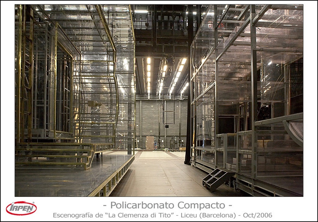 Policarbonato Compacto - Interiorismo/Decoración - Liceu-La clemenza di Tito (Barcelona)