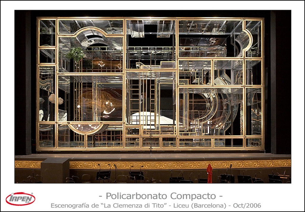 Policarbonato Compacto - Interiorismo/Decoración - Liceu-La clemenza di Tito (Barcelona)