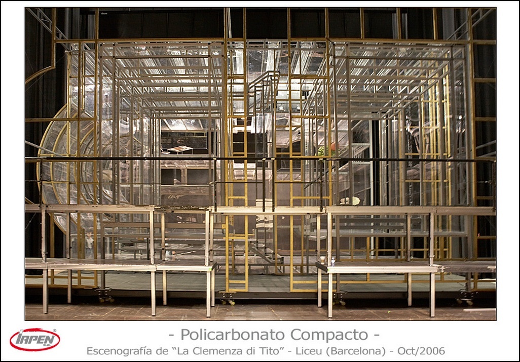 Policarbonato Compacto - Interiorismo/Decoración - Liceu-La clemenza di Tito (Barcelona)