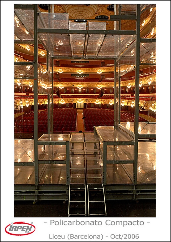 Policarbonato Compacto - Interiorismo/Decoración - Liceu-La clemenza di Tito (Barcelona)