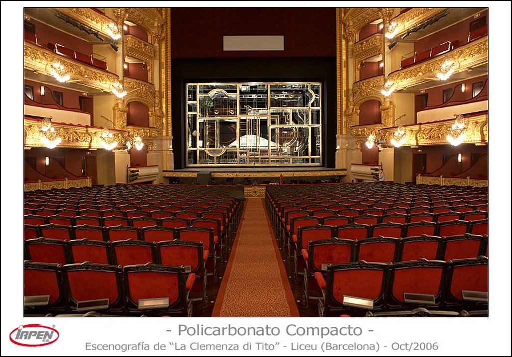 Policarbonato Compacto - Interiorismo/Decoración - Liceu-La clemenza di Tito (Barcelona)