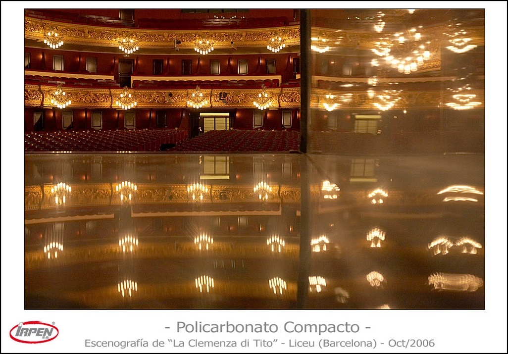 Policarbonato Compacto - Interiorismo/Decoración - Liceu-La clemenza di Tito (Barcelona)