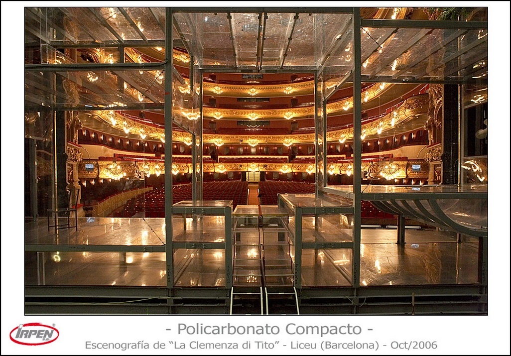 Policarbonato Compacto - Interiorismo/Decoración - Liceu-La clemenza di Tito (Barcelona)