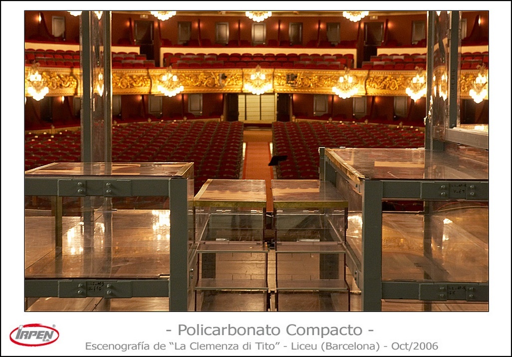 Policarbonato Compacto - Interiorismo/Decoración - Liceu-La clemenza di Tito (Barcelona)