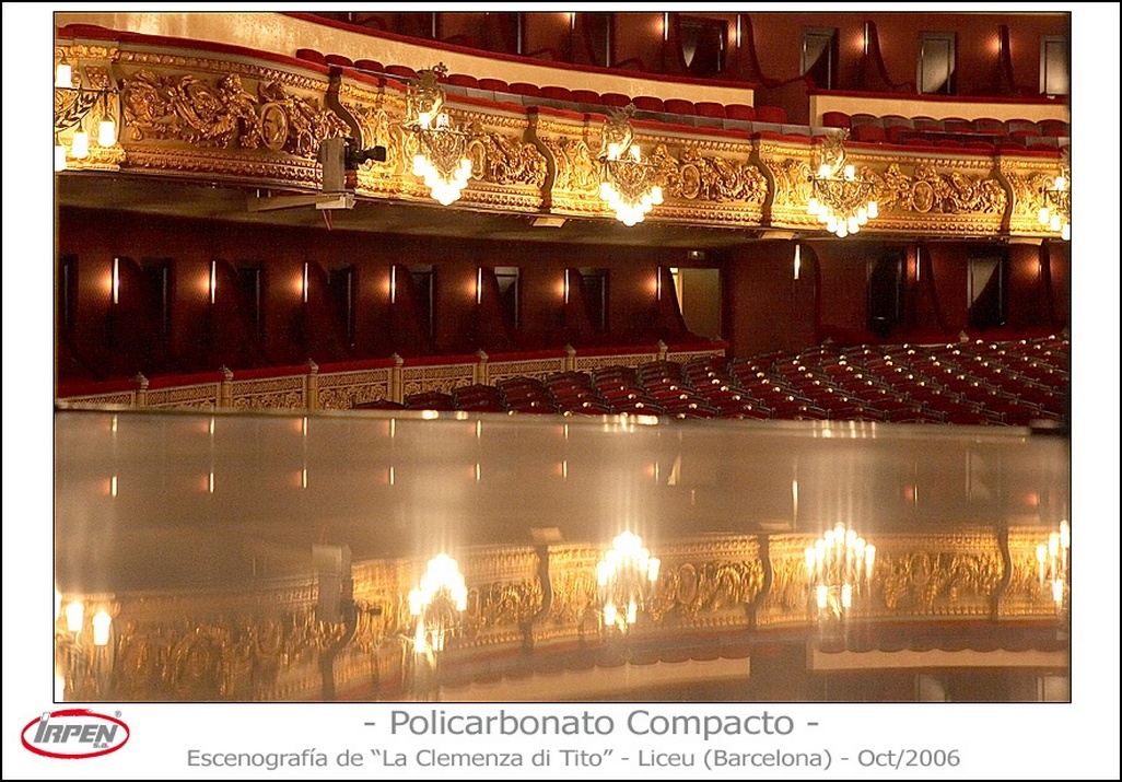 Policarbonato Compacto - Interiorismo/Decoración - Liceu-La clemenza di Tito (Barcelona)