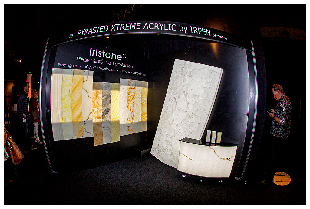 Solid Surface Iristone - Escaparatismo - Feria Architec work (Barcelona)