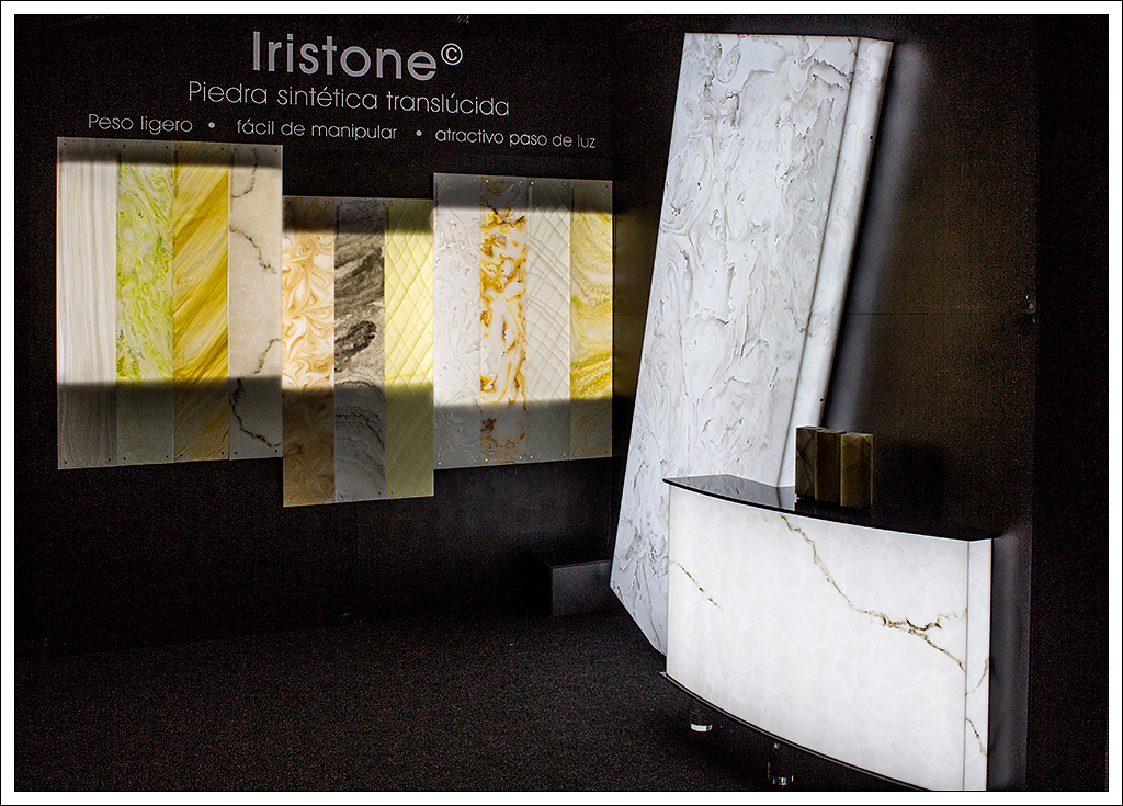 Solid Surface Iristone - Escaparatismo - Feria Architec work (Barcelona)