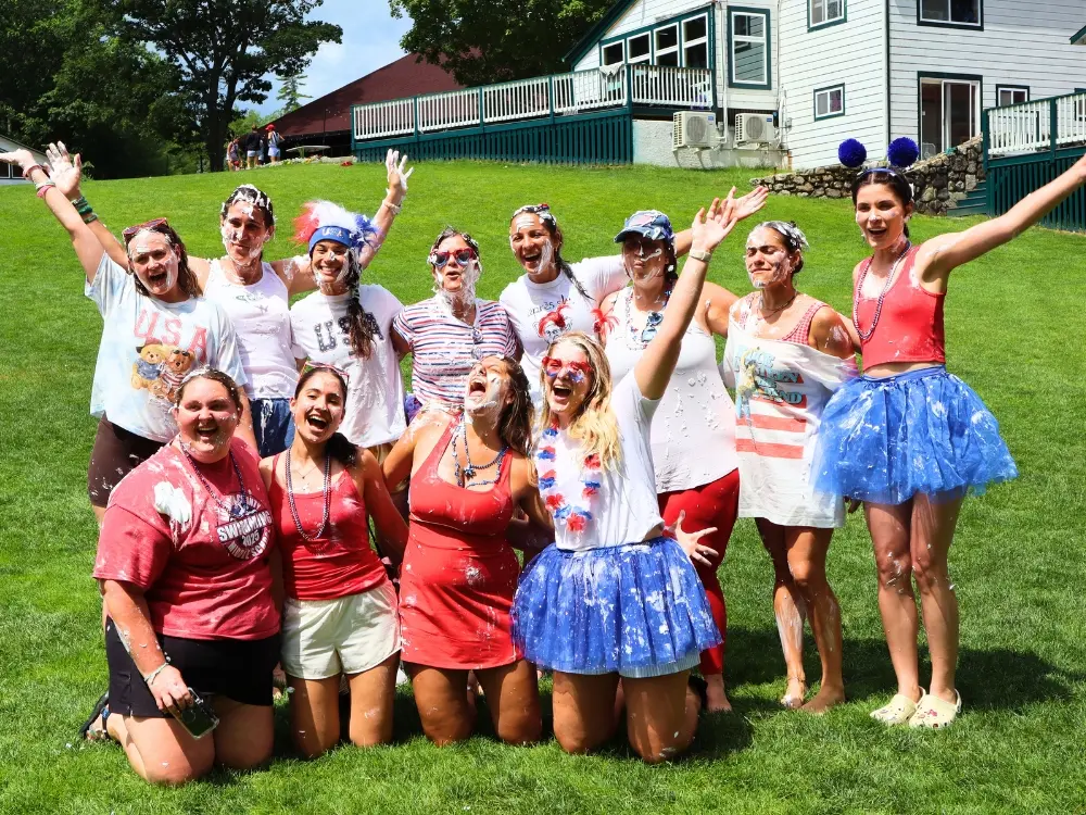 A group of AmeriCamp general camp counsellors
