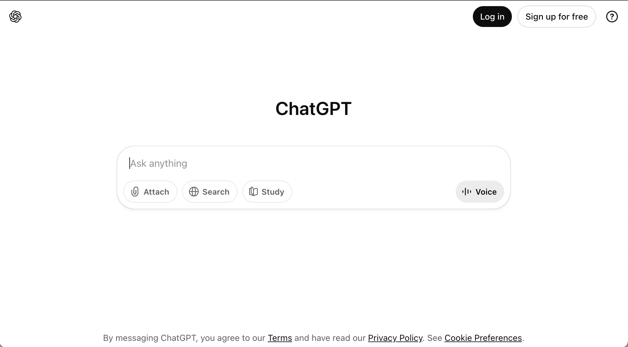 ChatGPT Interface