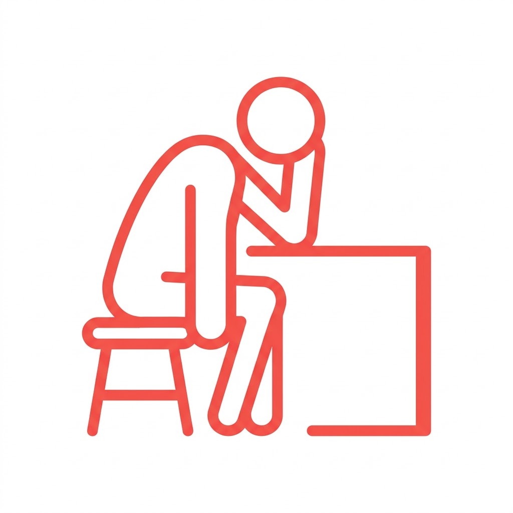 Overwhelmed receptionist