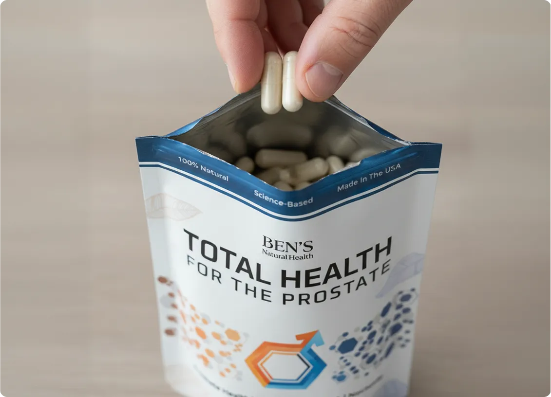 Picture of All about the prostate next to a cup of tea