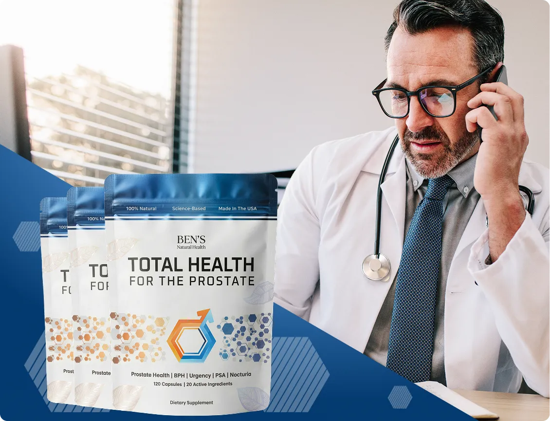 Picture of All about the prostate next to a cup of tea