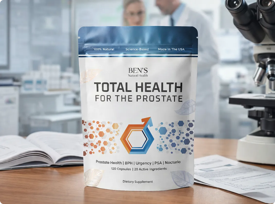 Picture of All about the prostate next to a cup of tea