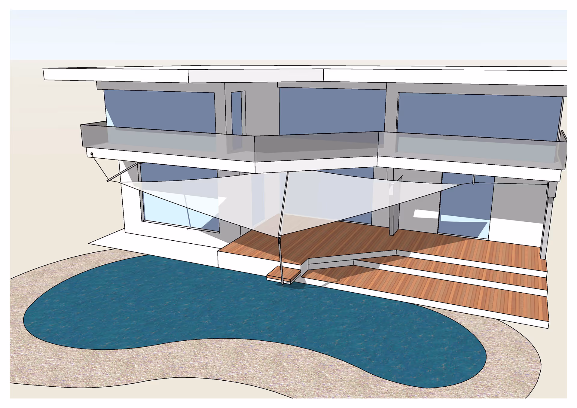 Eine Ansicht aus der Planung - Übereinstimmung mit der realen Installation.