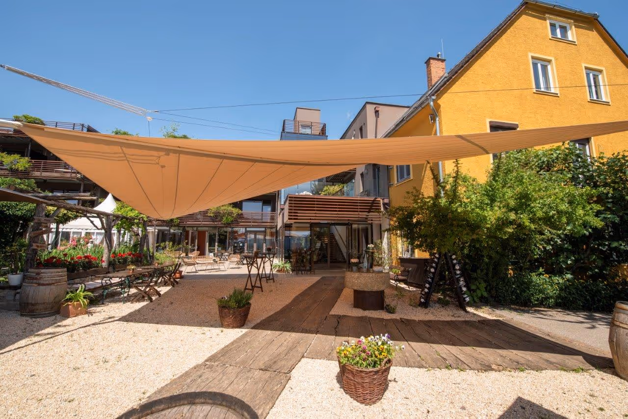 SunSquare Sun Sail at Weingartenhotel Harkamp – 71 m² of Design & Comfort