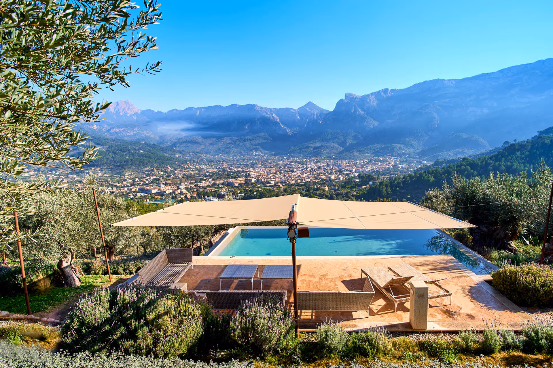 Ein herrlicher Blick über das Tal in Spanien.