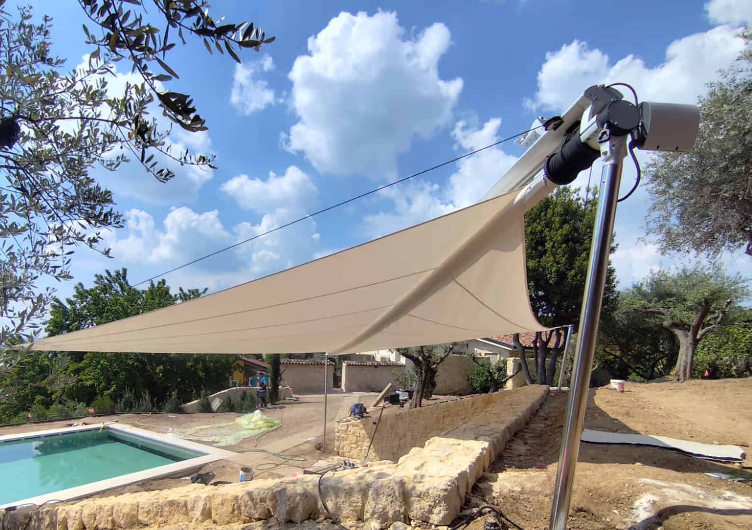 Olive Grove and Poolside Elegance in Italy