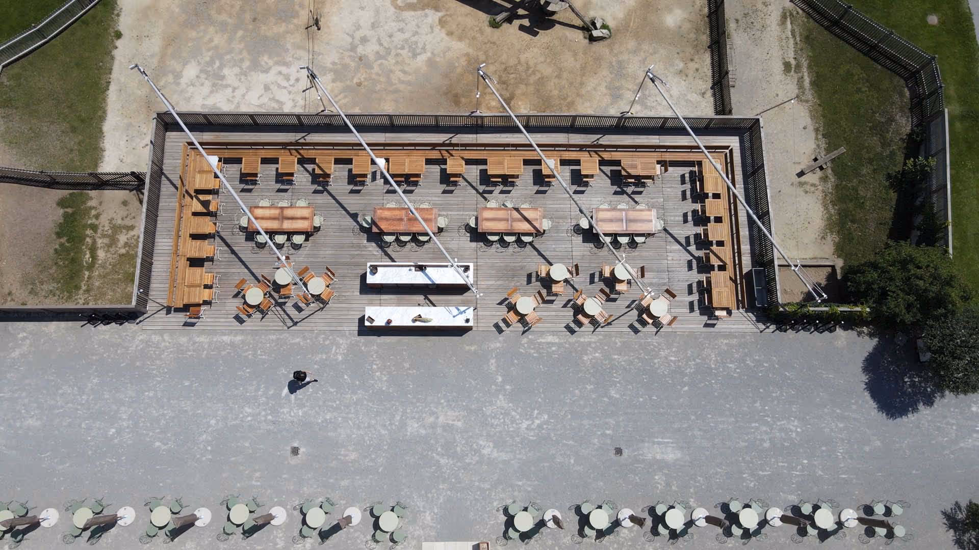 Sind die Anlagen geschlossen, sind sie sehr dezent und kaum wahrzunehmen.